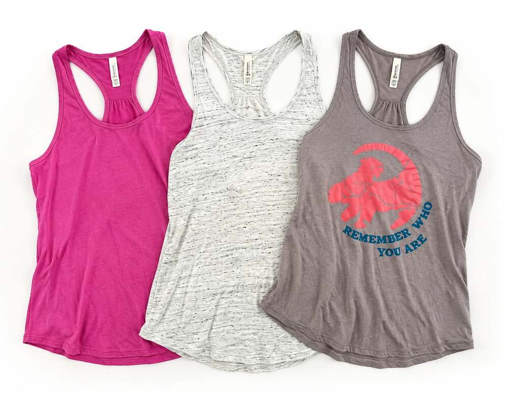 BELLA+CANVAS Racerback Tank Top Bundle 3 Pack Disney Lion King Women’s XS S